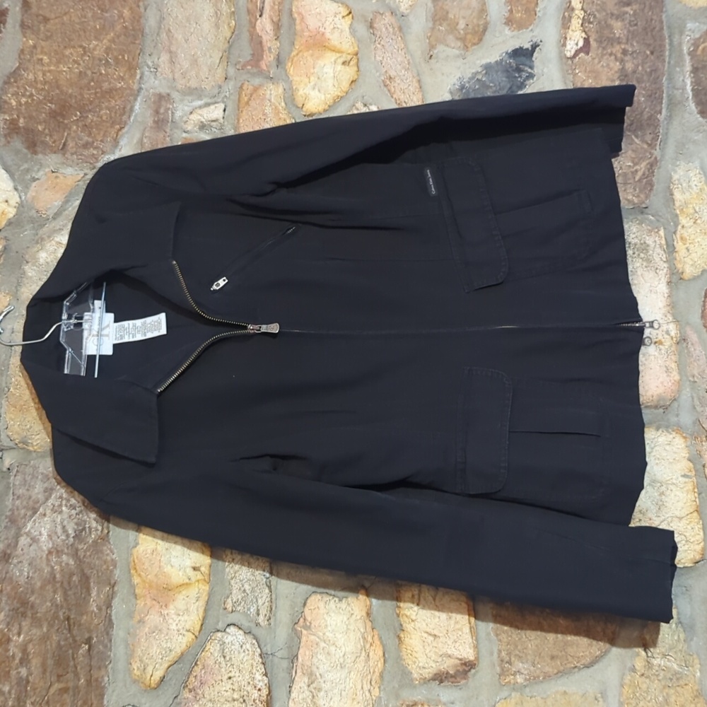 Calvin Klein Black Utility Jacket